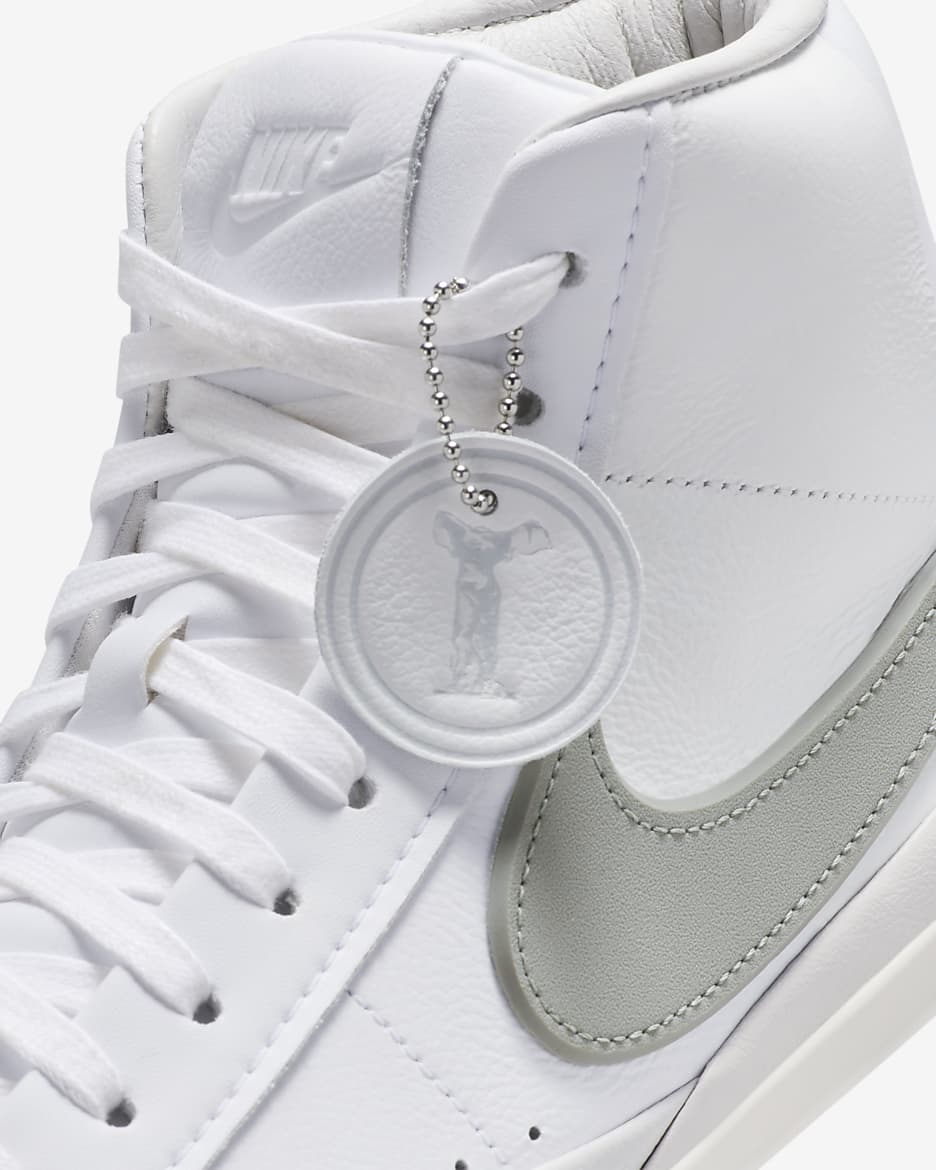 Nike blazer mid hombre blanco online